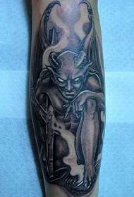 calf personality alternative demon tattoo