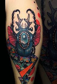 zeer persoonlijkheid kleurrijk 屎 郎 Lang been tattoo