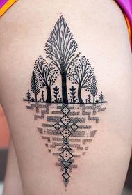 slika stabla nogu tetovaža