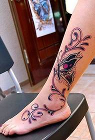 noha motýl révy tetování vzor