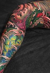 fantastisk Flower leg tatoveringsbilde personlighet arrogant
