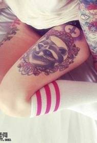 Boja nogu totem europski i američki uzorak tetovaža mačaka