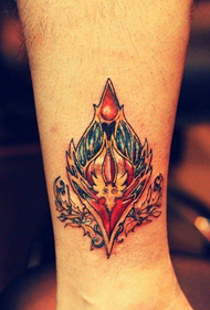 uzorak tetovaža patuljaka u boji nogu