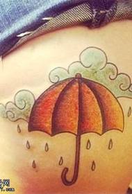 Been Faarf Regenschirm Tattoo Muster