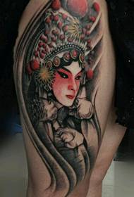 dy mooi, daagliks - kalf-tekenprentweergawe Qitian Dasheng Sun Wukong-tatoeëring