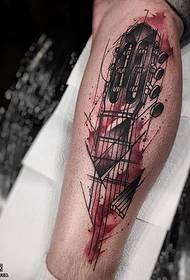modeli i tatuazhit me notë me bojë Calf