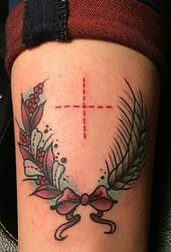 creatieve rijke benen kleine paar tattoo-foto's