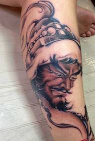 leg personality In tattoo