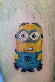 modello di tatuaggio simpatico omino giallo