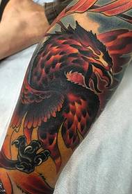 Kallef säi Feier Eagle Tattoo Muster