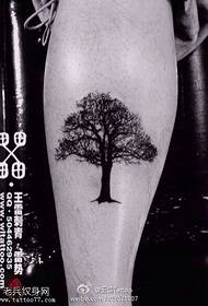 Lush tree tattoo pattern