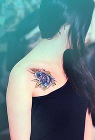 Beautiful rose tattoo
