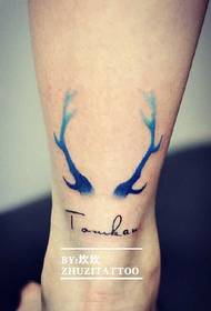 Ink antlers tattoo pahudyu