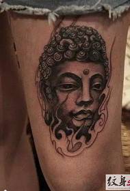 Legs, atmospheric, Buddha tattoo