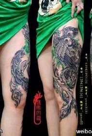 Класическа атмосфера на модела на татуировка Bifeng