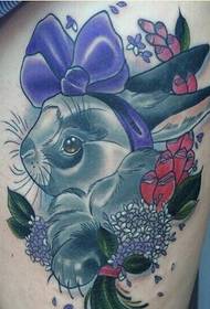 As pernas das mulleres de moda destacan fermosas imaxes de tatuaxes de coello