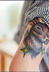 I-cute kind of deer tattoo