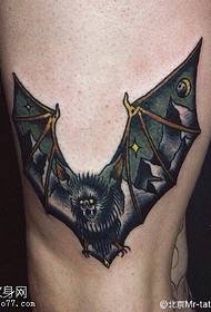 Iphethini ye-bat tattoo on ithole