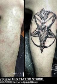 Covering enim cicatrices caestuum oryx illaqueatus, tattoos