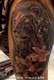 Weifeng Domineering Lion King Tattoo Pattern