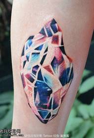 Гламурозна шема на тетоважи со дијаманти