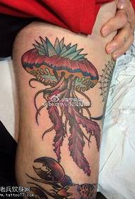 een groep tatoeages van diepzeebodems