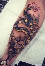 Татуировка с изображением хризантемы \