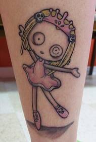 Beautiful and beautiful cartoon puppet tattoo picture picture