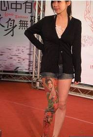 Beautiful beautiful model legs classical woman tattoos pictures
