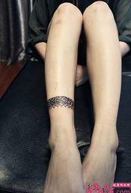 Fermosas fotos de tatuaxes de personalidade de pernas de alta definición