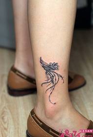 Ankle crown mask tattoo picture picture