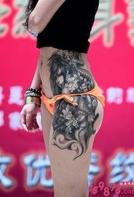 Szexi gyönyörű lábak retro karakter tetoválás képek