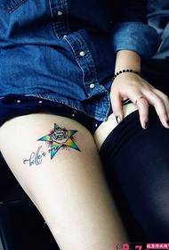Zvijezde bedrene zvijezde slike engleskog tetovaža