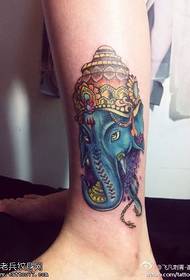 Pola kapribadian leg sapertos corak tattoo dewa