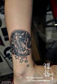 Leg horse tattoo picture