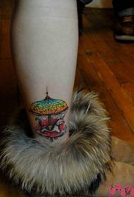 Nilkkakaruselli-tatuointikuvion kuva