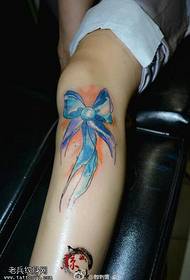 Noga osobnosti šareni luk tetovaža uzorak