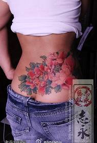 Cintura de bell model de tatuatge de peònia
