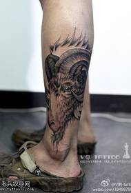 Modello tatuaggio antilope longevità
