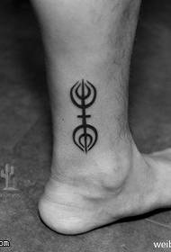 Stilig cool symbol tatuering mönster