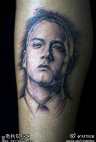 Ughjettu di tatuatu di ritrattu EMINEM bello