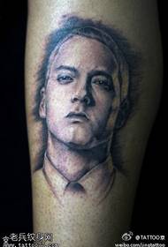 Mtindo mzuri wa picha ya tattoo ya EMINEM