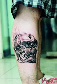 Wild personality skull popular tattoo pictures