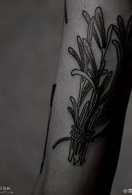 Leg thorn sorghum tattoo pattern