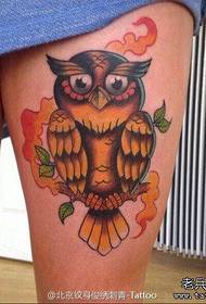 Umsebenzi wombala we-owl tattoo
