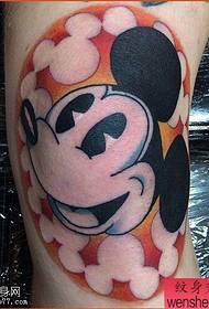 The tattoo museum recommends a cartoon Mickey tattoo work