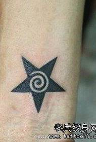 Tattoo show, beveel 'n totem pentagram tattoo  45954 @ Stel totemvere manuskrippatrone vir tatoeëermerke