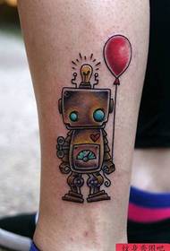Tattoo robot pedem operis