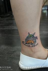 Women's Leg Color Chinchilla Tattoos are shared by the Tattoo Hall
