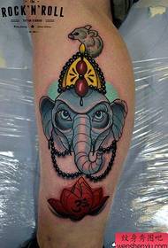 Tattoo qhia, pom zoo xim ceg zoo li lub vaj tswv tattoo